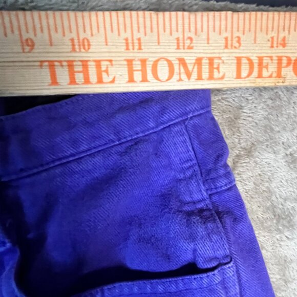 Not Guilty Skinny Jeans High Waisted Pockets Casual Denim Purple Junior Size 5/6 - Picture 6 of 8